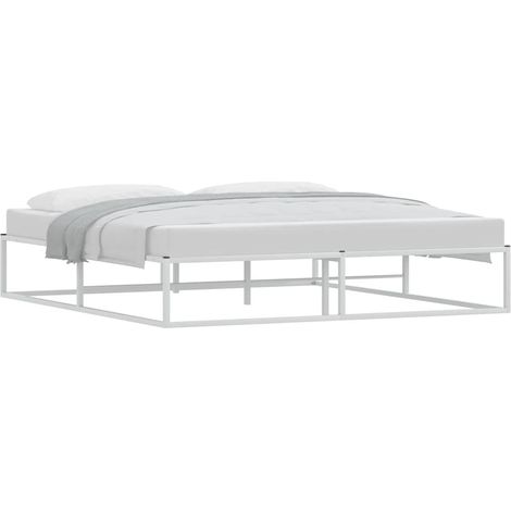 Maison Exclusive - Giroletto senza Materasso Bianco 180x200 cm Metallo (1/5)