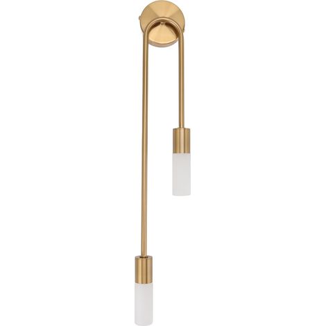 Douille murale double pour ampoule LED G9 Ironcraft avec abat-jour, idéale pour le salon (85-265 V).