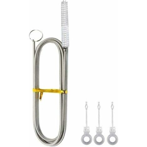 4 cepillos de limpieza para refrigerador, cepillos flexibles para refrigerador, cepillos para refrigerador, cepillos de limpieza flexibles para desagüe del refrigerador