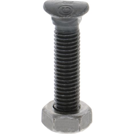 Boulon de charrue, tête ovale, M10x50, classe 10.9, compatible avec KOCEKRLING 504012