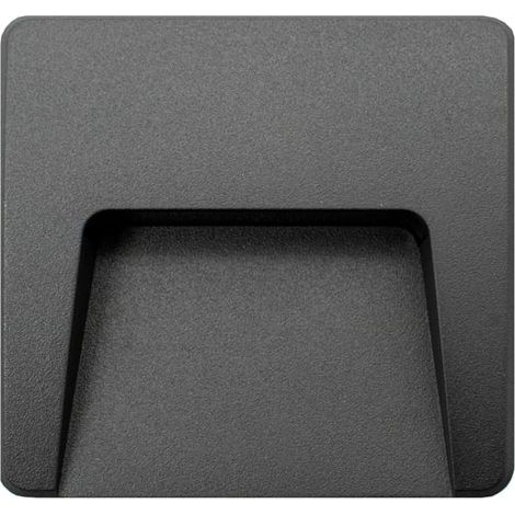 IluminaShop - Baliza de Superficie Led Cuadrado Project Negro Antracita 3W IP65  Blanco Calido 3000K (1/3)