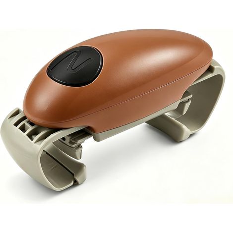 Apriscatole elettrico ricaricabile, apertura automatica con la semplice pressione di un pulsante, senza fili e a mani libere, con protezione del bordo, adatto a tutte le lattine comuni, ideale per la  (1/2)