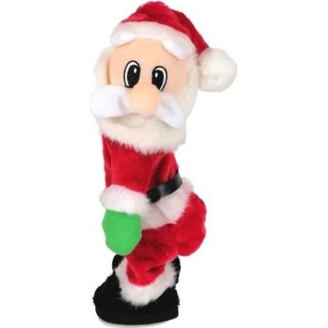 Automate - SILUMEN - Père Noël Twerk - H.36cm - Rouge - Intérieur - Plastique-Résine (1/2)