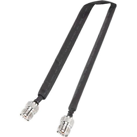 Câble coaxial plat RF traversant porte/fenêtre SO239 UHF femelle vers UHF femelle 50 ohms Pigtai (1/5)