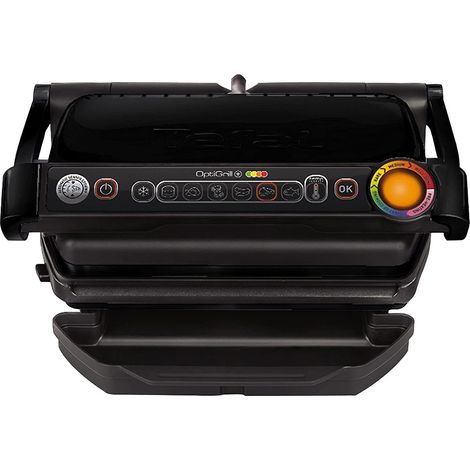 Tefal GC7128 OptiGrill+ Schwarz Elektro, Tisch Kontaktgrill Grillfunktion, Antihaftbeschichtung, Kon (1/5)