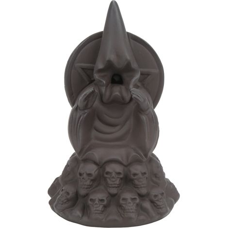 Skull Waterfall Incense Holder Novel Design Handcrafted Ceramic Incense Holder Backflow for Bedrooms Studies Offices (1/5)