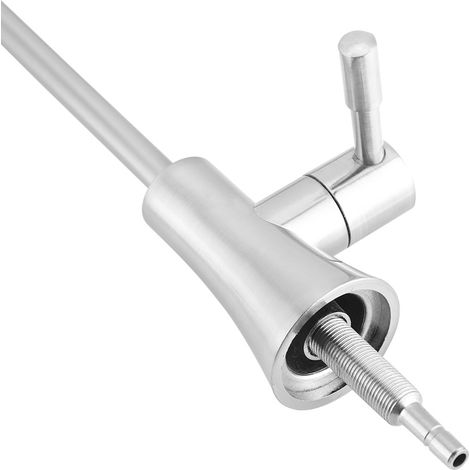 Grifo de cocina fabricado en aleación de zinc cromado (1/4") para sistemas de ósmosis inversa con sistema giratorio de 360° y rosca RO. (1/5)