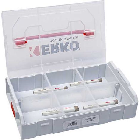 Coffret de 4 Trepans diamant Dry System Erko