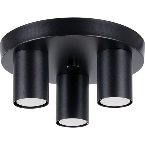 Plafón Vaza negro, 3 luces (1/5)