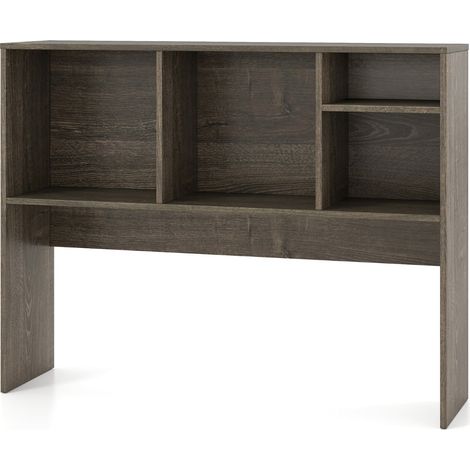 Étagère de bureau à 4 compartiments, 94 x 25 x 73 cm, grise