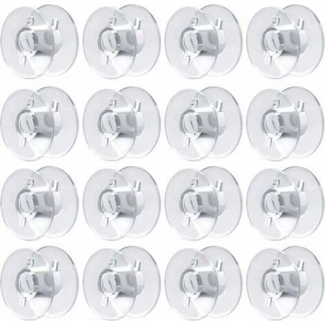 [NEVER USED] 60 Pcs Sewing Machine Bobbins, Plastic Bobbins for Sewing Machines, Compatible with Brother, Singer, Kenmore, Janome, and Most Sewing Machines