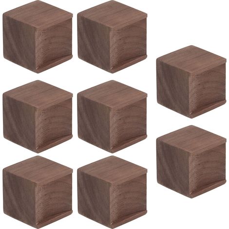Diffuseurs d'huiles essentielles en bois naturel pour voiture, bureau et chambre - Lot de 8 pièces portables (1/5)