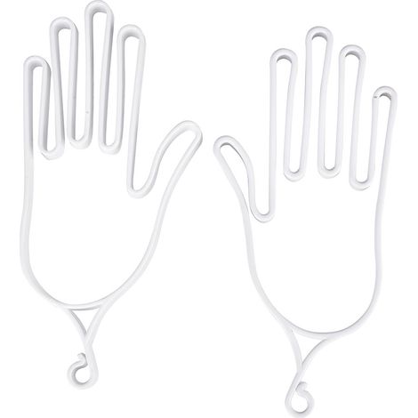 2 Pièces Étireur de Gant de Golf en Plastique, Accessoire de Soutien Multifonction (Blanc) (1/5)