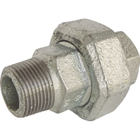 Raccord Union conique Fonte galva Mâle Femelle 15/21 N° 341 (1/3)