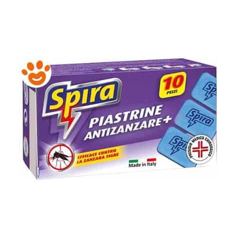 Spira Green Ricariche Vaporizzatore Antizanzare per Elettroemanatore - Confezione 10 Pezzi -