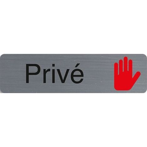 Plaque de signalisation 'Privé' (1/2)