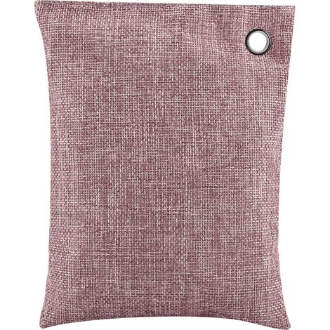 Sac purificateur d'air 8 couleurs au charbon actif et au bambou, désodorisant pour voiture Peachpuff (1/5)