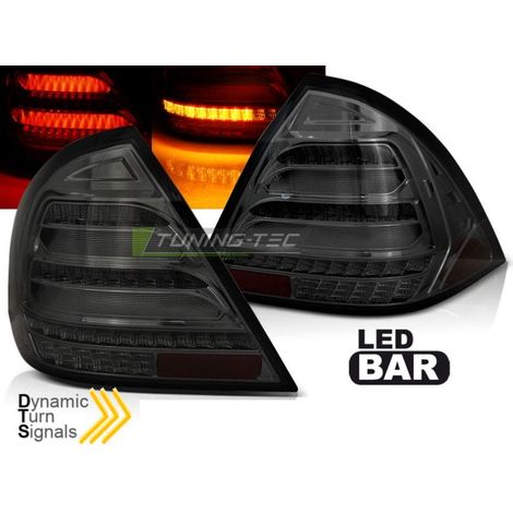 Paire de feux arriere Mercedes classe C W203 00-04 FULL LED Fume (1/4)