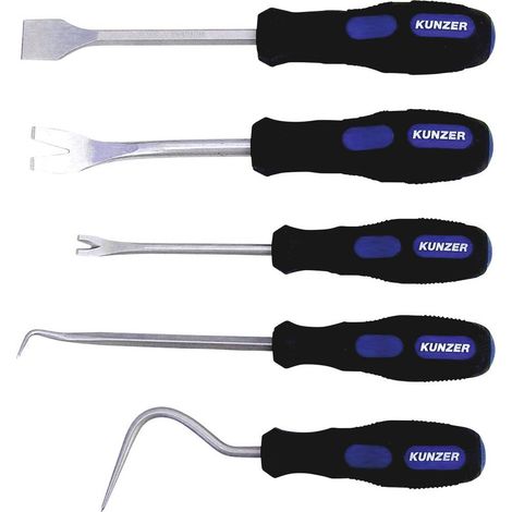 Kunzer 7CH05 Kit 5 strumenti a leva per clip