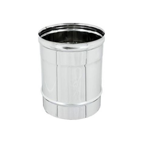 Canna inox cm 20 diametro 160 - zinco calabria (1/2)