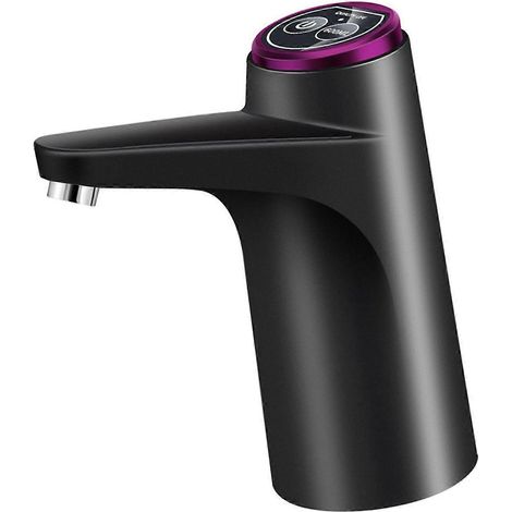 Distributeur d'eau électrique avec pompe, rechargeable par USB, compatible avec les bouilloires et les bouteilles d'eau, gris. (1/5)