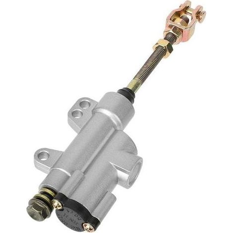 Pompe Maître-Cylindre de Frein arrière Convient pour Chinois Dirt Pit Bike Sunl Pitster Thumpstar 110 125 140cc (ARGENT)
