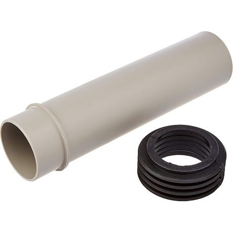 – Extension de tube de chasse avec manchon scellement: d45 mm Gris granit (152.434.06.1) (1/4)
