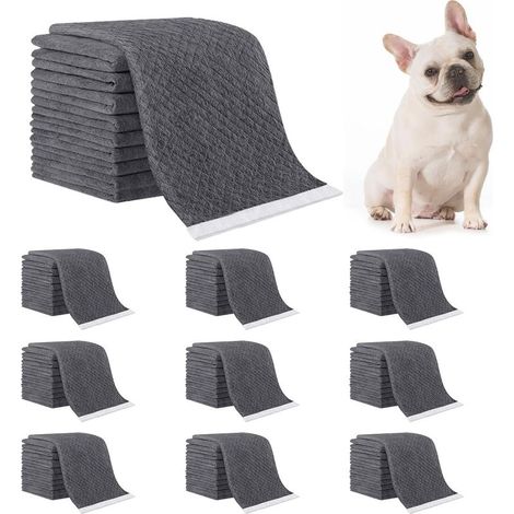 50 Pieces Dog Training Mat, Dog and Puppy Training Mat Waterproof Dog Training Mat - Grey, 45 x 60 cm (1/5)