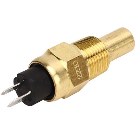 Capteur de température d'eau 3/8NPT 3W avec alarme de surchauffe, transducteur de température du liquide de refroidissement moteur pour groupe électrogène diesel 6-24 V