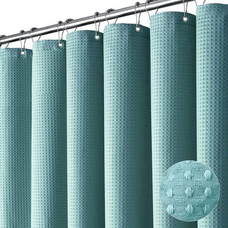 Cortina de ducha, Cortinas de ducha de tela gruesa para el baño, Cortina de baño, Impermeable, Lavable, 180x180 cm, Color lavanda (1/5)