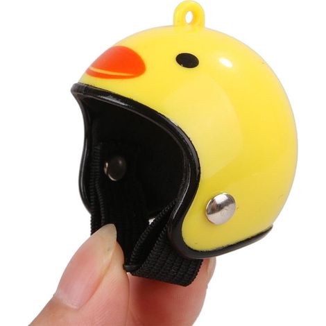 Lustiger Hühnerkopfschutzhelm mit Gummiband, witziges Accessoire für Geflügel, dekorative Kopfbedeckung für Vögel, Einheitsgröße, 1 Stück pro Packung. (1/5)