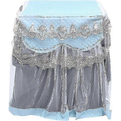 Housse anti-poussière en dentelle synthétique pour machine à laver (1/3)