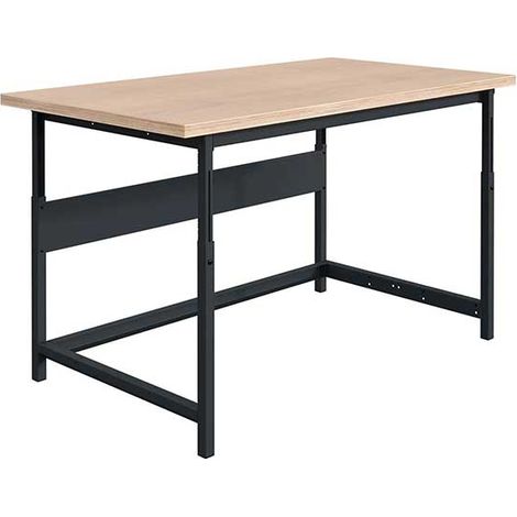 Banco da lavoro per officina regolabile in altezza - 2000x750x764/1044mm - Blu RAL5015 - W010020523-BI