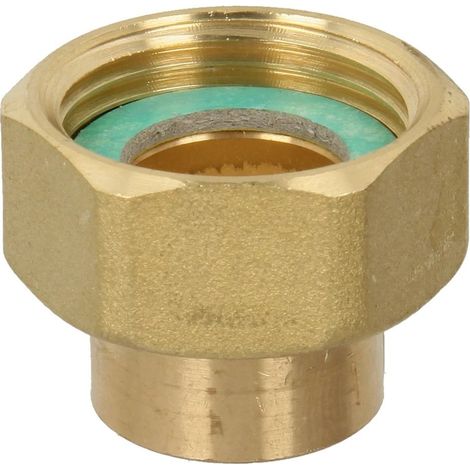 Raccord à visser avec douille à souder 22 mm x écrou à chapeau 1''