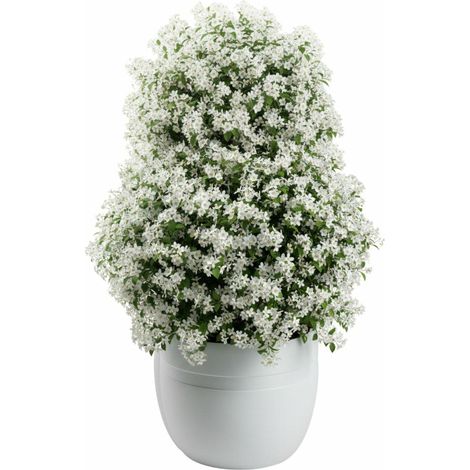 LUNA CLASSIC Blumentopf weiß 45,6 cm (1/5)