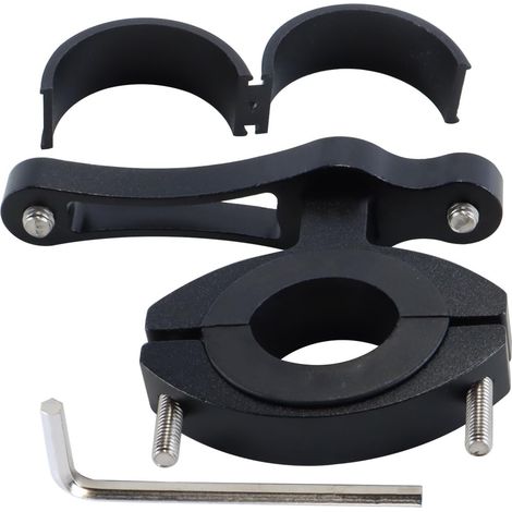 Adaptateur de fixation pour porte-bidon de vélo de route en aluminium, support de porte-bidon, guidon et tige de selle pour poussette (double vis) (1/5)