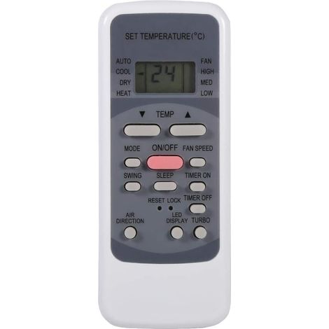 Télécommande de Climatiseur, Télécommande Universelle de climatisation Remplacement pour Midea R51 R51 / E R51 / CE R51M / CE R51D / E R51M / BGE R51M / BGE/Toshiba Electrolux Conia westinghouse Vest (1/5)