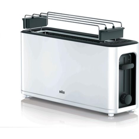 Braun HT 3110 WH grille-pain blanc 1000W (1/4)