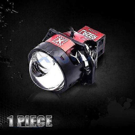 Phares de voiture à lentilles de projecteur laser bi-LED de 3 pouces, lentilles hyperboliques de 140 W, avec support Hella 3R G5 pour tuning et conversion (1 pièce) (1/5)