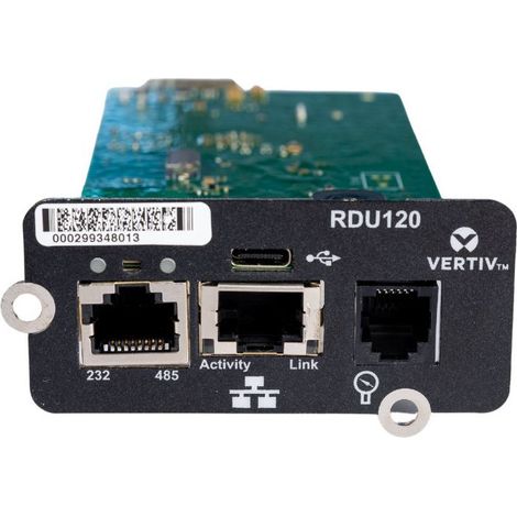 Vertiv Liebert IntelliSlot RDU120 Interno Ethernet 1000 Mbit/s