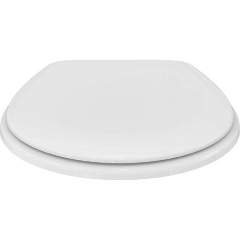 Ideal Standard San Remo WC siège de spécification K705301 blanc, charnières en acier inoxydable (1/6)
