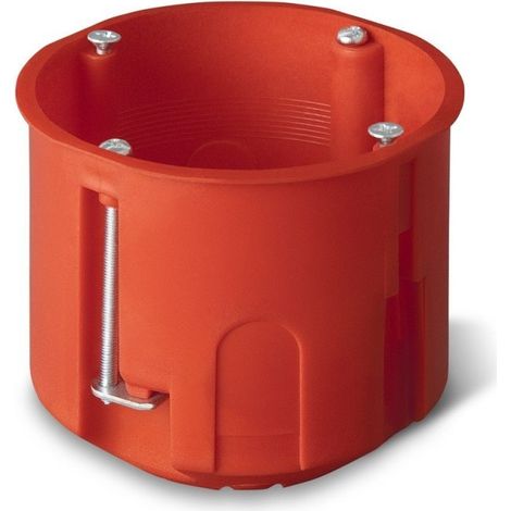 Scatola da incasso PK-60, per pareti in cartongesso, profonda, arancione