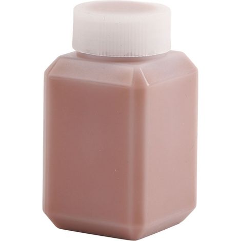 Flacon huile bord cuir 60ml plastique, outil manuel artisanat pour sceller lisière cuir DIY (Café) (1/5)