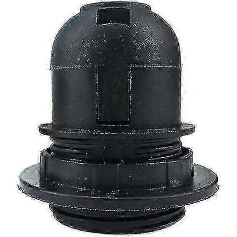 Schraubfassung E27 M10 für Glühbirnen, Lampen, Pendelleuchten, Lampenschirmkragen – Gut-black (1/3)