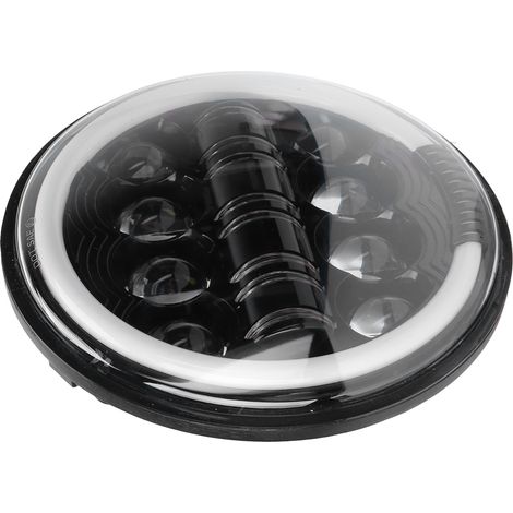 Runder 8-Zoll-LED-Motorradscheinwerfer, 6500–7000 K, 4400 Lumen, Schutzart IP67, universell 12 V (1/5)