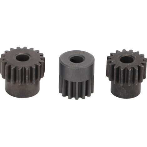 Engrenages pour moteur RC 48P 14T 16T 18T en acier inoxydable métallurgique par poudre, kit d'engrenages 48P pour moteur RC 1/10 de 3,175 mm (1/5)