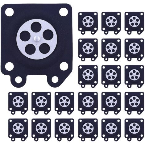 20 Pièces Diaphragme de Carburateur pour Walbro WA WT WY WZ Série, Kit Membrane Joint Carburateur Kit de Reparation OEM 95-526, 95-526-9, 95-526-9 (1/5)