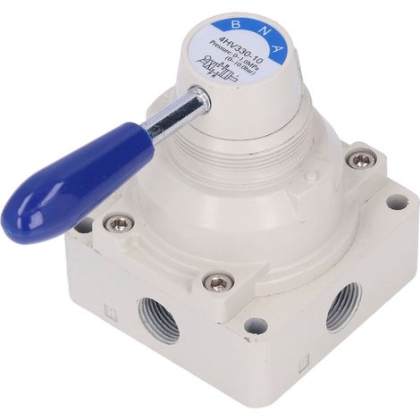 Vanne manuelle à levier rotatif pour la régulation du débit d'air 01,0 MPa 0‑145 psi, interrupteur pneumatique 4 voies 3 positions 4HV330‑10 (1/5)