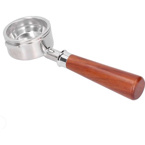 Porte-filtre à café en acier inoxydable 304, sans fond, poignée de 58 mm, compatible avec le modèle A de la série WELHOME. (1/5)