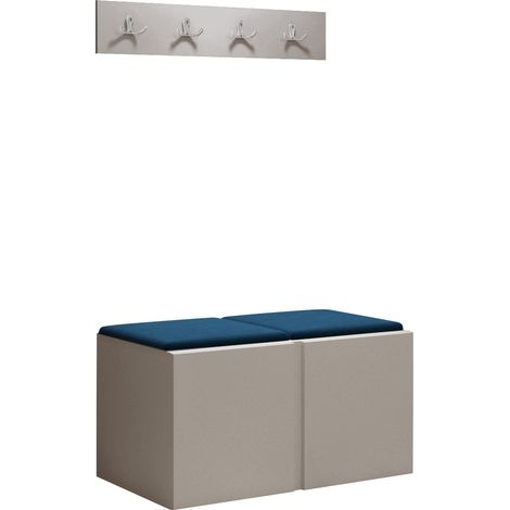 Conjunto para recibidor Pinis VI, Cachemira, 0x0x0cm, Tapiz, Aglomerado laminado, Montada en la pared, Colocada